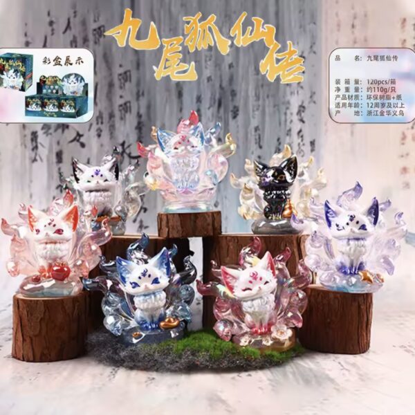 "China-Chic Nine Tailed Fox" / Lampe / 6 Figuren / auf Nachfrage – Bild 2